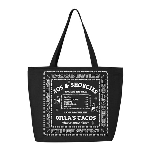 40s & Shorties X Villa's Tacos Tote Bag